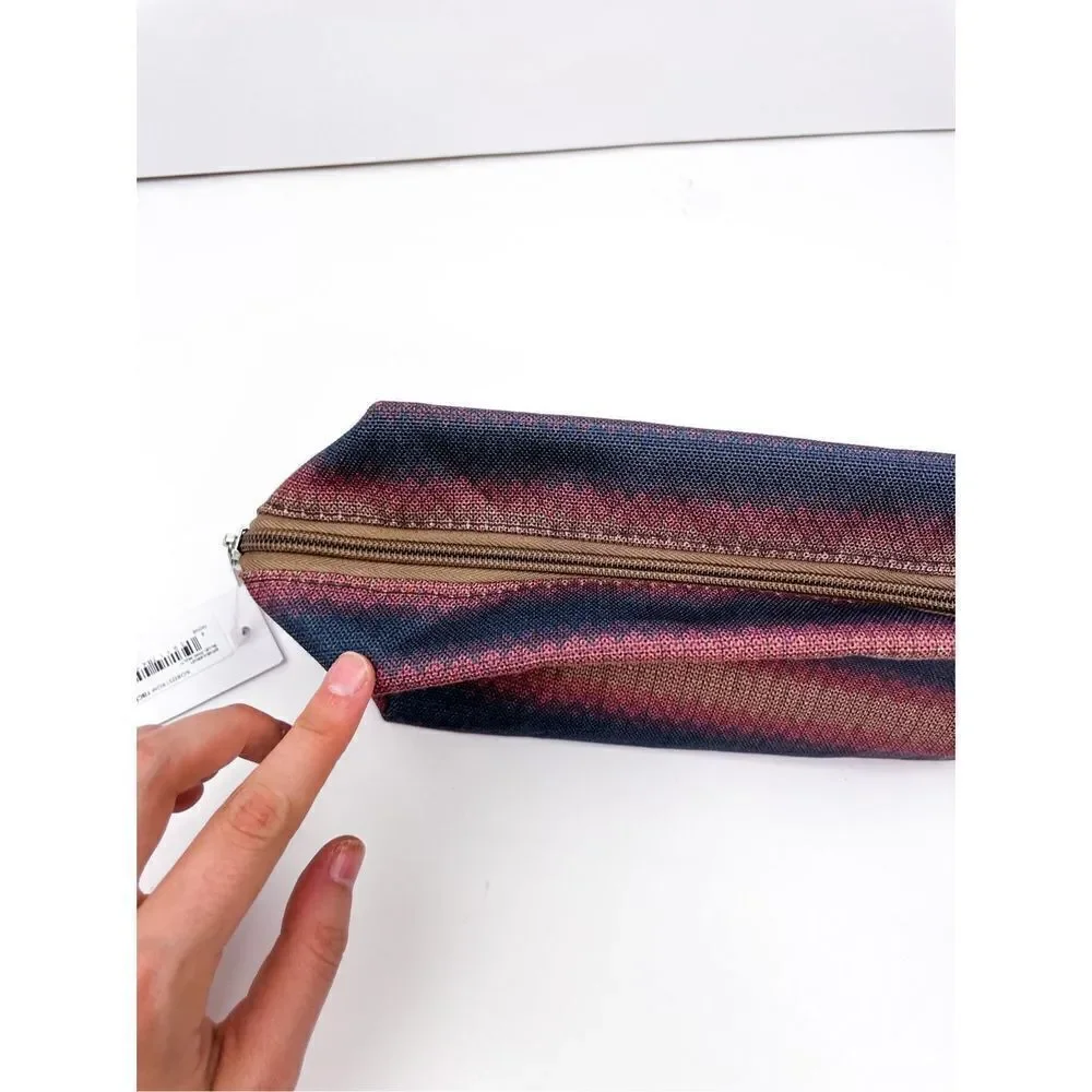 NWT BP. Loaf Canvas Pouch in Blue- Pink Multi at Nordstrom‎